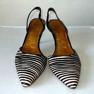 Sam Edelman pony skin kitten heels